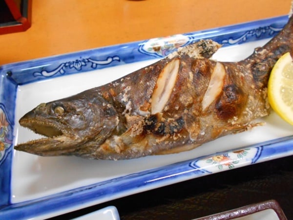 アマゴの塩焼きは絶品！
