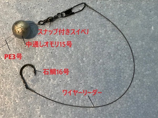 ウツボ釣りの仕掛けとは