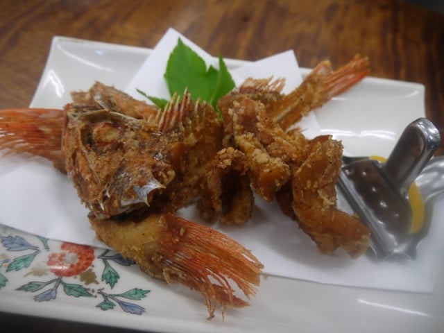 カサゴの唐揚げ