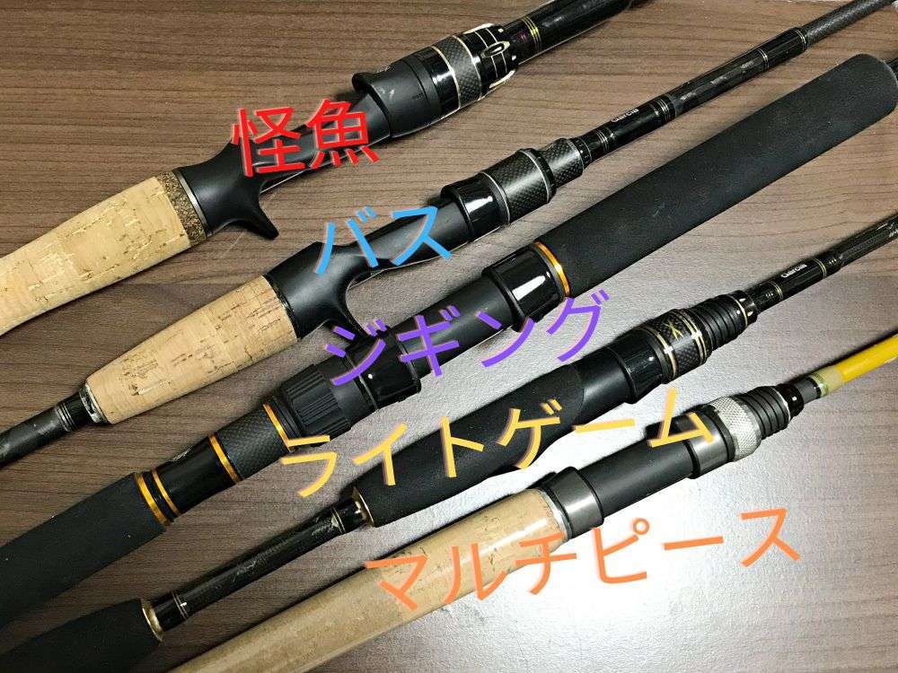 アブガルシアのロッドはバリエーション豊富！